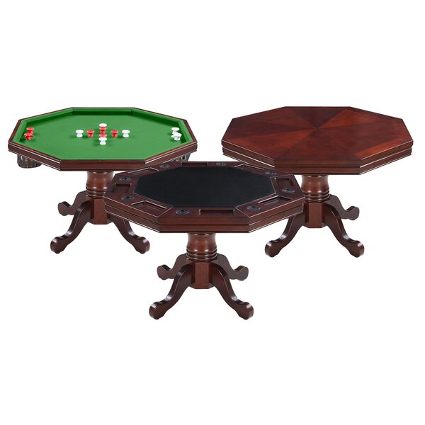 Dining room poker table combination